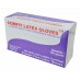 Large Powder Free Disposable Latex Gloves (100 Per Box)
